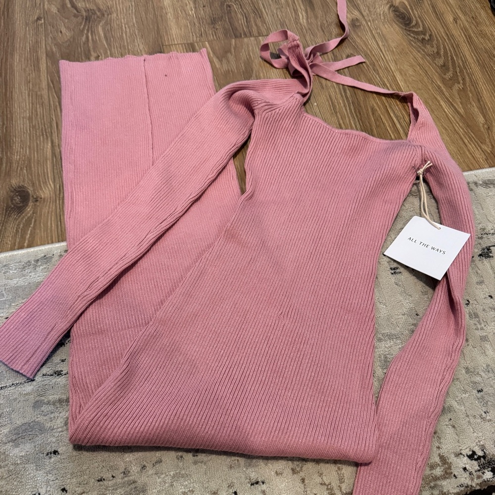 Revolve All the Ways Riley Maxi Dress in Blush Pink - Picture 14 of 14
